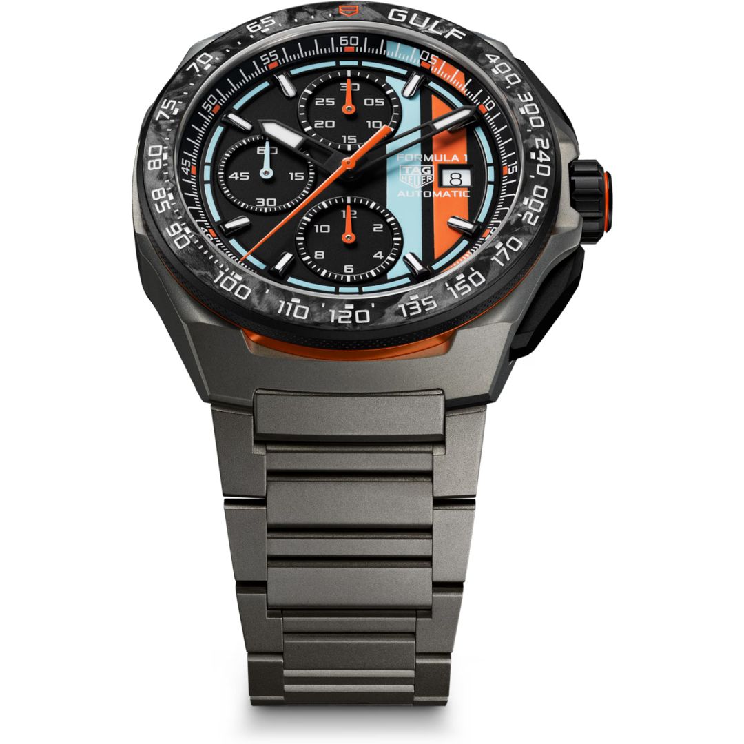 TAG Heuer introduces the Formula 1 Automatic Chronograph x Gulf